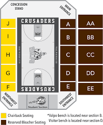 Seating Chart Official Website Of Valpo Athletics