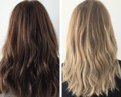 Hair highlights made easy with streax ultralights hair highlighting kit. I Went From Brunette To Blonde Without Bleach Here S How My Hairdresser Online