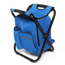 The chairs are similar in price, but the pacific breeze lounger comes in a. Foldable Outdoor Multi Function Fishing Backpack Beach Chair Stool W Cooler Bag Walmart Canada