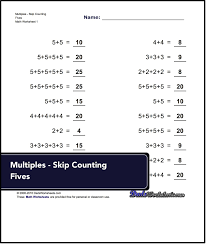 Excellent Stepping Stone To Multiplication Addition Worksheets That Introduce Multiples And Sk Math Facts Addition Teaching Multiplication Addition Worksheets