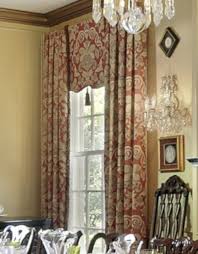 A dining room bay window is filled with a round white lacquered dining table lined with hans wegner wishbone chairs accented with sheepskin seats. 13 Window Treatment Ideas For Formal Dining Rooms Dining Room Window Treatments Dining Room Windows Dining Room Drapes
