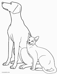 Cats give birth to 3 to 6 kittens at a time! Dog And Cat Coloring Pages Photo Ideas Cats Dogs Pet Labiatalk