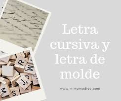 Letra Cursiva Y Letra De Molde Mi Mama Dice En escritura, las letras de molde son aquellas que se imprimen, y en algunos lugares, también se conoce con ese. letra cursiva y letra de molde mi