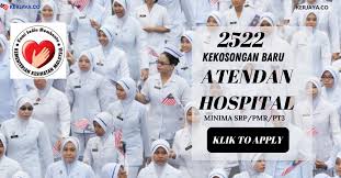 Anjuran kkppksm cawangan perak tempat : Permohonan Atendan Hospital Kementerian Kesihatan Malaysia Kkm 2522 Kekosongan Permohonan Terbuka Pembantu Perawatan Kesihatan U11 Jawatan Kosong