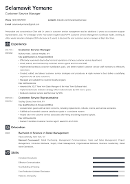 Customer Service Manager Resume Example Template Newcast Resume Writing Services Manager Resume Job Resume Examples
