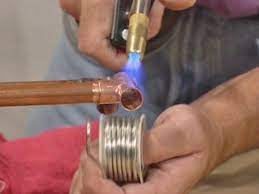 How do you fix a copper pipe leak without a joint solder? How To Solder Copper Pipe How Tos Diy