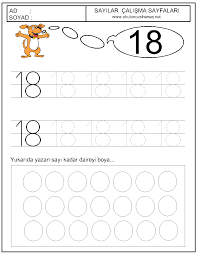 Okul Oncesi Sayi Kavrami Cizgi Calisma Sayfalari 3 Gif 1006 1302 Temel Matematik Faaliyetler Matematik