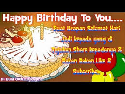 Oleh karena itu, cobalah kirimkan ucapan ini di hari yang spesial seperti lebaran. Ucapan Selamat Hari Jadi Untuk Mu Youtube