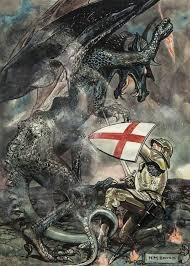 Brock H M St George And The Dragon Nov 28 2013 Bloomsbury Auctions In United Kingdom Saint George And The Dragon St George Medieval Knight