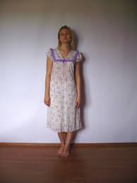 Vintage Womens Undress Nightwear Pajama Home Dress Flowery - Etsy