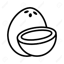 Ganze Kokosnuss Mit Kokosnuss In Der Mitte Geschnitten Kunst Vektor Symbol Fur Lebensmittel Apps Und Websites Lizenzfrei Nutzbare Vektorgrafiken Clip Arts Illustrationen Image 82166351