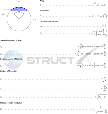 Circle Segment Geometric Properties