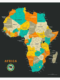 Africa Map Photographic Print By Jazzberryblue Africa Map African Map Map Art Print