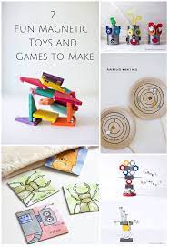 7 Fun Magnetic Toys And Games To Make Magnetic Toys Homemade Toys Fun Activities For Kids