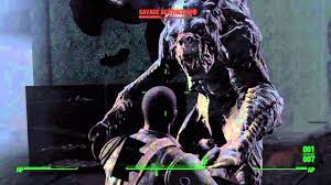 Fallout 4 Deathclaw Super Throw - YouTube