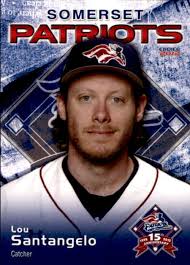 2012 Somerset Patriots Choice #26 Lou Santangelo Aberdeen New Jersey NJ Card