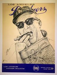 Los Angeles Dodgers scorecard from way back in 1962.