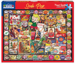 They feature fun puzzles of all types that'll keep you entertained. Nostalgic Vintage Puzzles White Mountain Puzzles