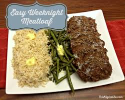 Skip the side of potatoes and the comfort food fave is totally healthy. College Lessons In Love Cooking Recipe Easy Weeknight Meatloaf This Pilgrim Life