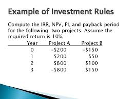 How to calculate net present value (npv) & formula. Chapter 7 Net Present Value And Other Investment