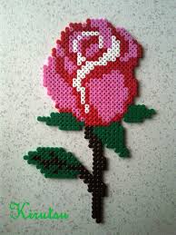 Rosa D Hama Beads Crafts Christmas Ornaments