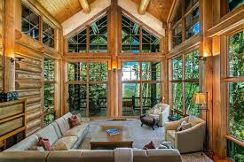 There is a bedroom on the lower and upper levels. 9 Luxury Log Cabins For Sale You Ll Want To Escape To Loveproperty Com