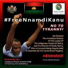 Image result for Nnamdi Kanu-led IPOB blasts factional group, accuses DSS of blackmail, propaganda