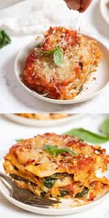 5 Ingredient Easy Vegan Spinach Lasagna In 2020 Vegetarian Lasagna Recipe Vegan Lasagna Recipe Easy Lasagna Recipe