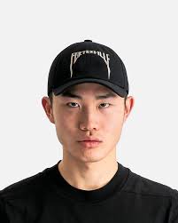 Baseball Cap in Pearl/Black