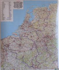 Lokalizacja holandii na tle europy. Benelux Belgia Holandia Luksemburg Mapa Scienna Samochodowa 1 500 000