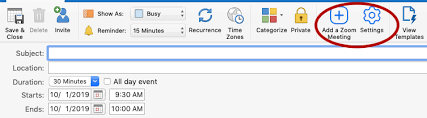 Schedule A Zoom Meeting From Outlook Or Outlook Web App Owa It Help