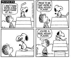 Weitere ideen zu eishockey, hockey, eis. Hockey Time Machine Snoopy Proves He S A Real Hockey Player Snoopy Funny Snoopy Pictures Snoopy Comics