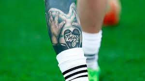 Lebron has got gloria inked on his right arm above his lion head tattoo. Lionel Messi S Tattoos Explained What Do They Mean Whereabouts On His Body Are They Goal Com