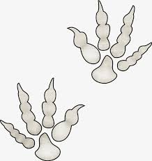 All dinosaur clip art are png format and transparent background. Dinosaur Footprints Clipart 4 Clipart World