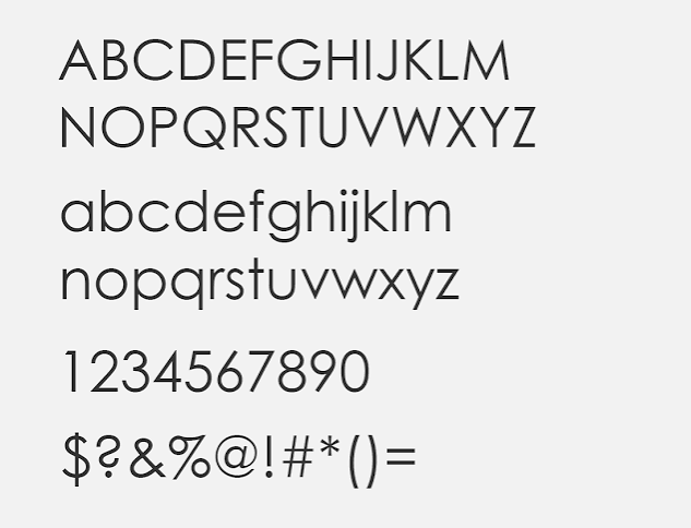 Century Gothic Font