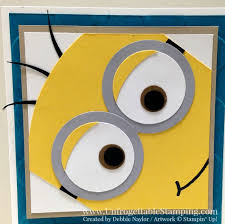 Whether you need a cute card to make for girls or boys, this easy free printable birthday card is sure to bring on the big smiles. Fabulous Friday Minion Punch Art Kid S Birthday Card Unfrogettable Stamping