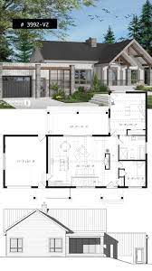Discover The Plan 3992 V2 Olympe 3 Which Will Please You For Its 3 Bedrooms And For Its Craftsman Northwest Styles Open Concept House Plans Cape House Plans House Plans