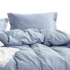 Black And White Striped Duvet Cover King Amazon Com Wake In Cloud White Striped Duvet Cover Set 100 Washed Cotton Bedding Black Vertical Striped Duvet Covers Duvet Cover Sets Cotton Duvet Cover