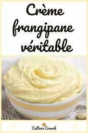 Creme Frangipane Veritable La Recette Facile Creme Frangipane Recette Gateaux Alimentaires