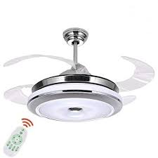 Easily control your ceiling fan and get instant air at the touch of a button with our ceiling fans with remotes. Fandian 42inch Modern Ceiling Light With Fans Remote Control Retractable Blades For Living Room Bedroom R Ceiling Fan With Light Modern Ceiling Fan Ceiling Fan