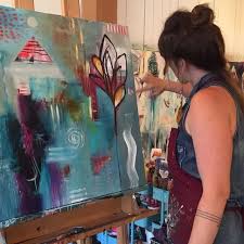 Instagram Video By Flora Bowley Jul 4 2016 At 1 08am Utc Flora Bowley Painting Intuitive Painting