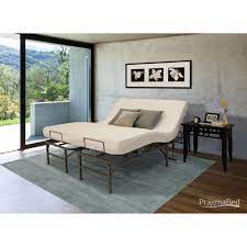 Idealbed 4i custom lucid is offering those looking for adjustable beds. Pragmatic Adjustable Bed Frame Head And Foot Split King Gray Walmart Com Walmart Com