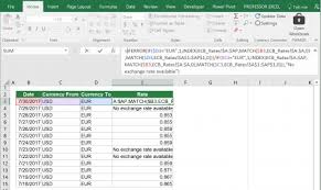 They have a currency converter that will convert us dollars to australian dollars. Currency Conversion In Excel Tutorial Free Excel Add In Professor Excel