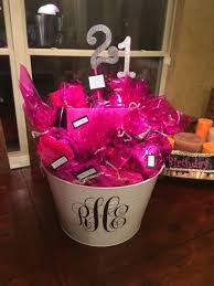 21st Birthday Gifts For 21 Year Old Female 21 Things We Love About You Gift Basket For 21 Year Old Homemade Gifts Gifts Holidays And Events