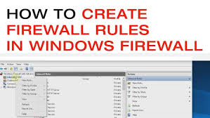 Image result for windows firewall inbound rule