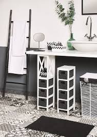 Salle De Bain Noir Et Blanche Centrakor Salle De Bain Noir Et Blanc Mobilier De Salon Decoration Maison