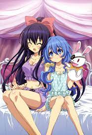 Wallpaper : illustration, anime girls, Date A Live, cartoon, Yatogami  Tohka, Yoshino, mangaka 1367x2000 - Mreast - 336624 - HD Wallpapers -  WallHere