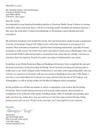 Cover Letter For Video Production Internship Shouldirefinancemyhome