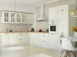 Top marken günstige preise große auswahl. Landhaus Kuchenzeile Eckkuche Lora L Form 235x365 Cm In Weiss Beige Oder Grau