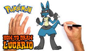 How To Draw Pokemon | Lucario - Youtube